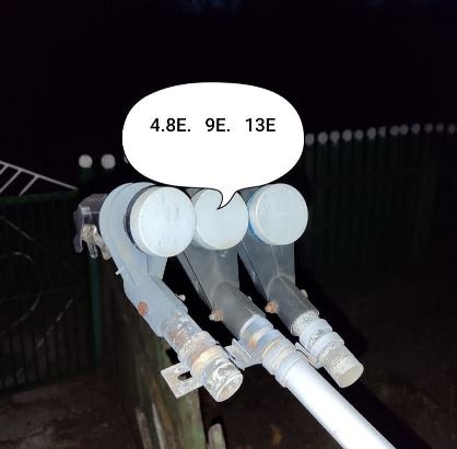 Спутниковая антенна на 3 спутника в Украине спутниковая тарелка на 3 европейскихх спутника